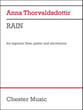 Rain Vocal Solo & Collections sheet music cover